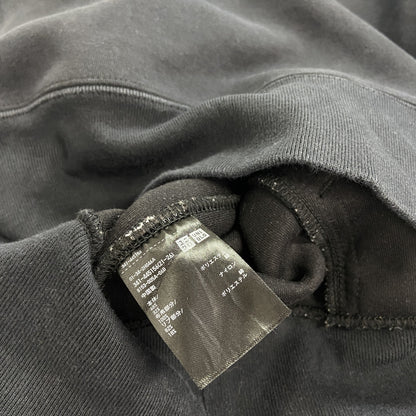 UNIQLO＋J　ユニクロ　スウェットパーカー/フーディー　黒　ブラック　XLサイズ
