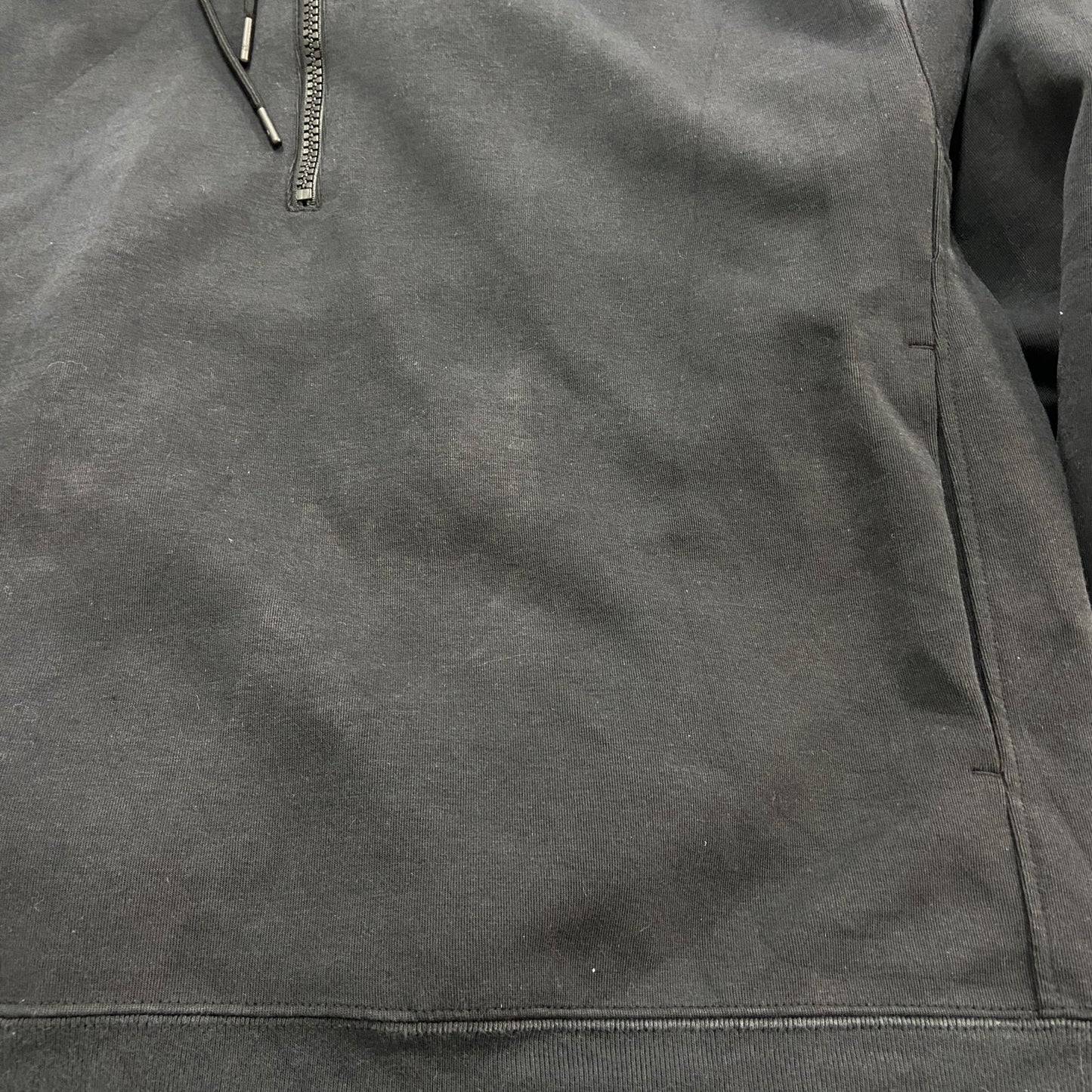 UNIQLO＋J　ユニクロ　スウェットパーカー/フーディー　黒　ブラック　XLサイズ