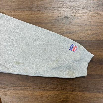 古着 used　puma プーマ　NFL　長袖ロゴ刺繍パーカー　フード付きトレーナー　カンザスシティチーフス　グレー　Lサイズ