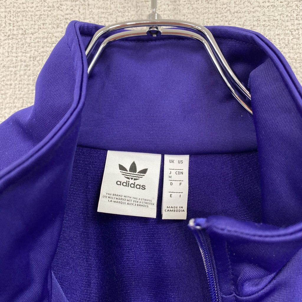 adidas　アディダス　トラックジャケット/ジャージ　トレフォイルロゴ　青　ブルー　Mサイズ
