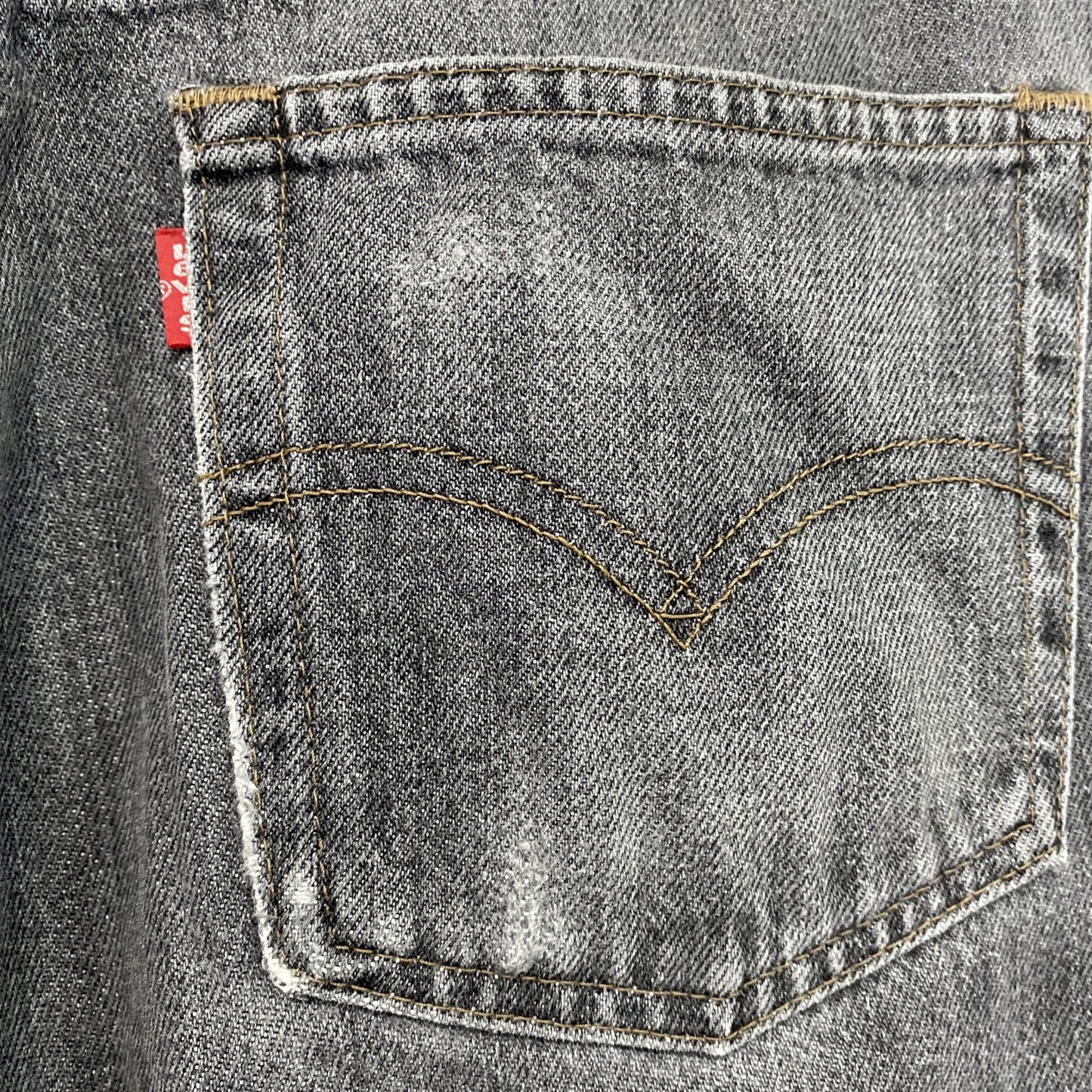 Levi’s　リーバイス　503　ブラックデニムパンツ/ジーンズ　ジップフライ　黒　ブラック　インディゴ　32サイズ