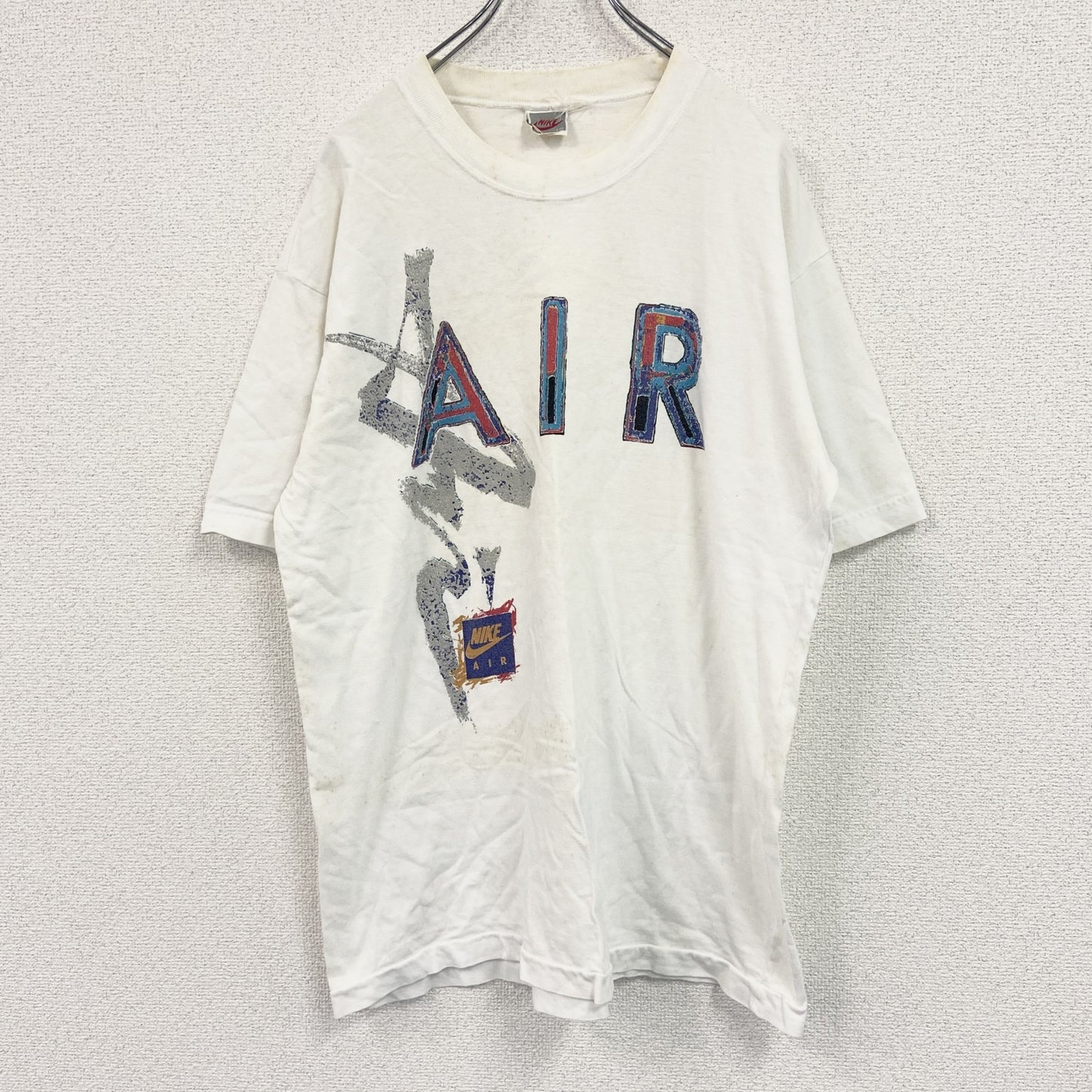 NIKE　ナイキ　半袖プリントTシャツ　AIR　白　ホワイト　FSサイズ
