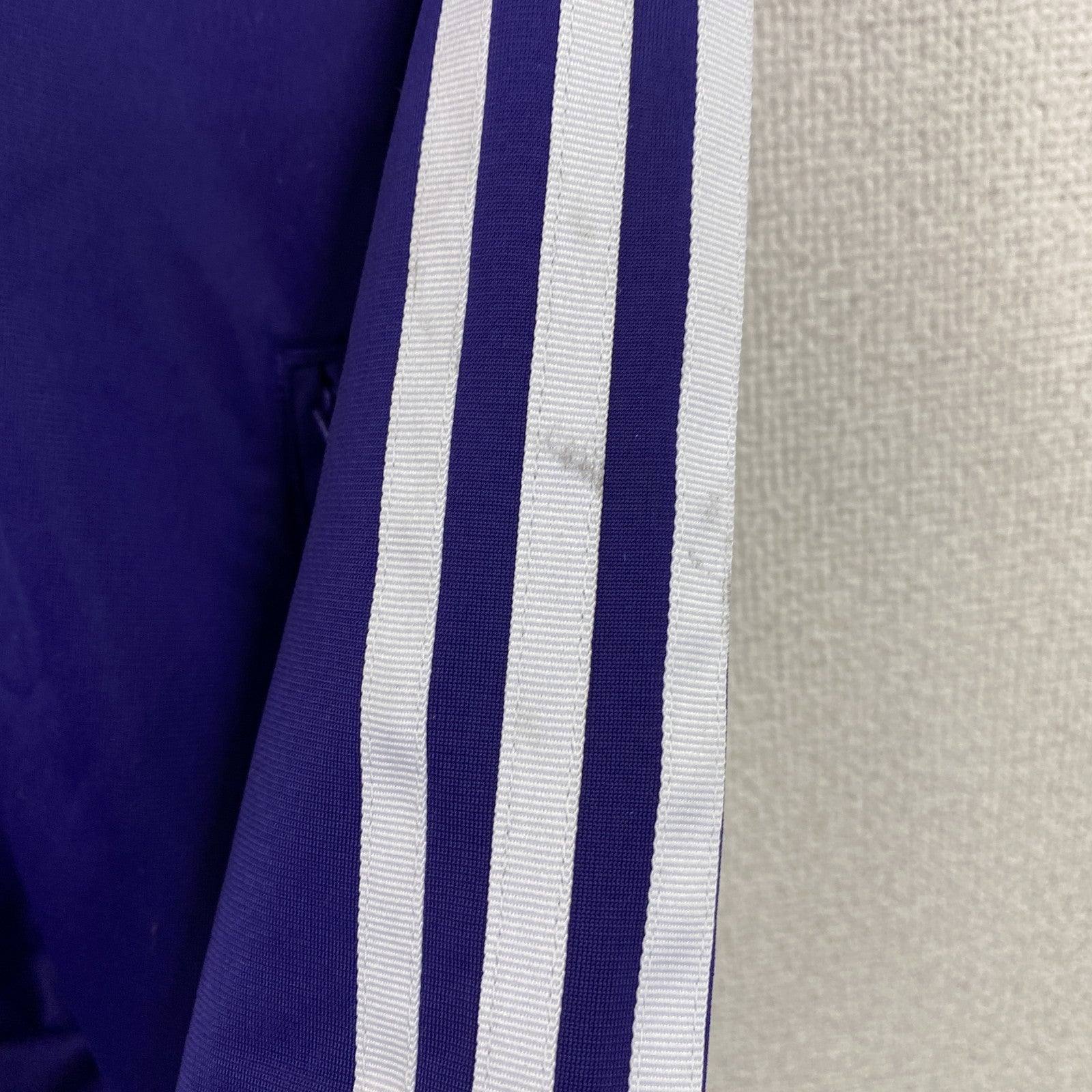 adidas　アディダス　トラックジャケット/ジャージ　トレフォイルロゴ　青　ブルー　Mサイズ