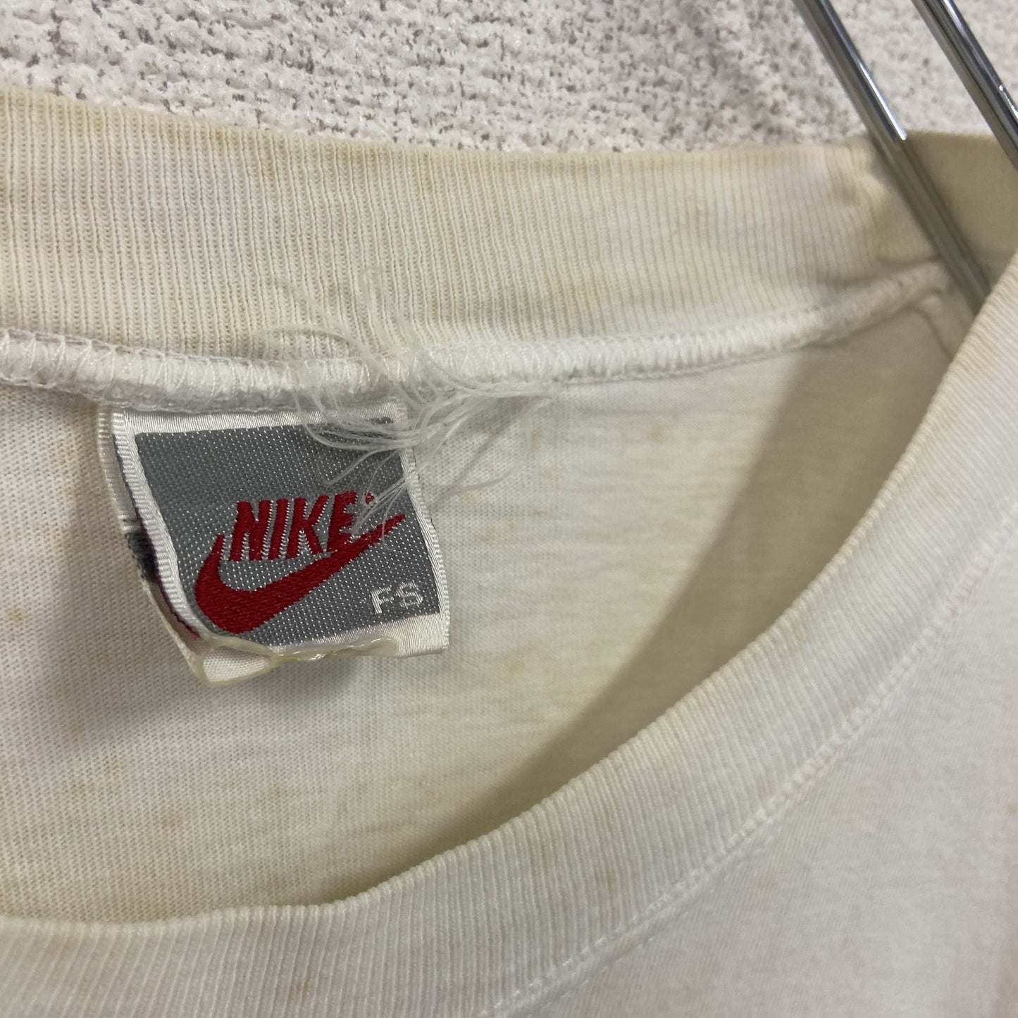 NIKE　ナイキ　半袖プリントTシャツ　AIR　白　ホワイト　FSサイズ