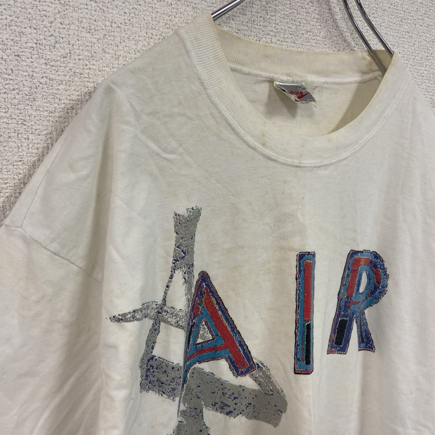 NIKE　ナイキ　半袖プリントTシャツ　AIR　白　ホワイト　FSサイズ