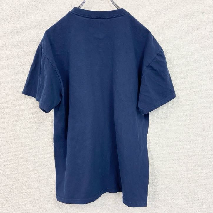 古着 used　NFL　半袖プリントTシャツ　シアトルシーホークス　紺　ネイビー　コットン100％　Mサイズ