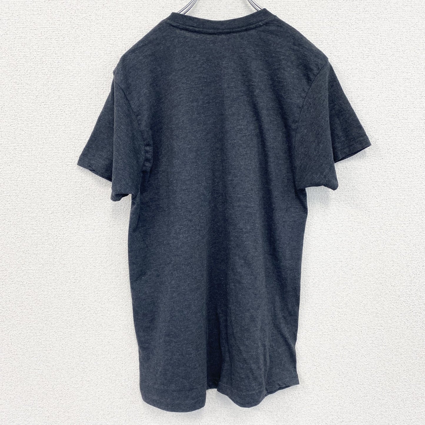古着 used　半袖音楽プリントTシャツ　ニルヴァーナ　グランジ　バンド　ダークグレー　レトロデザイン　クルーネック　Lサイズ