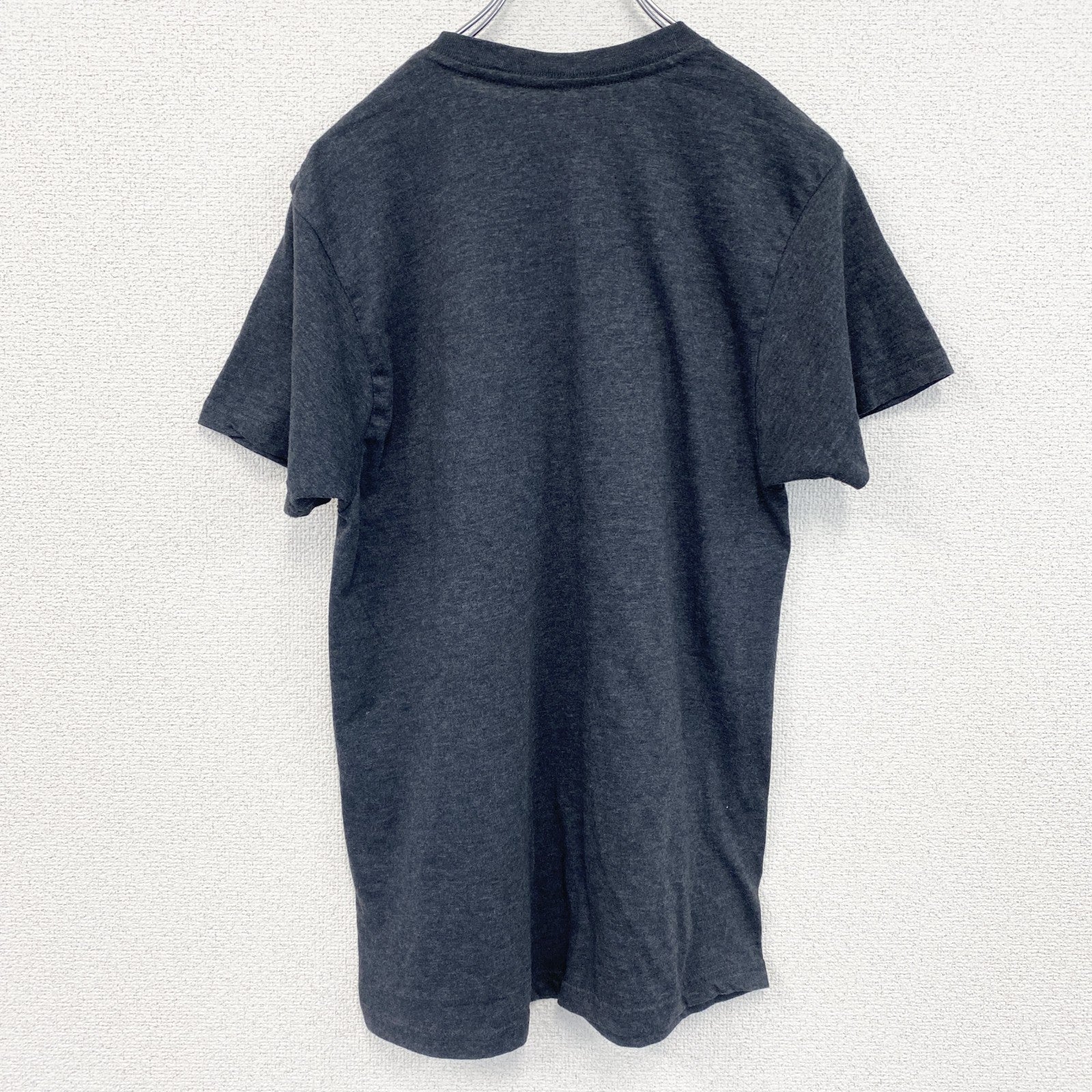 古着 used　半袖音楽プリントTシャツ　ニルヴァーナ　グランジ　バンド　ダークグレー　レトロデザイン　クルーネック　Lサイズ