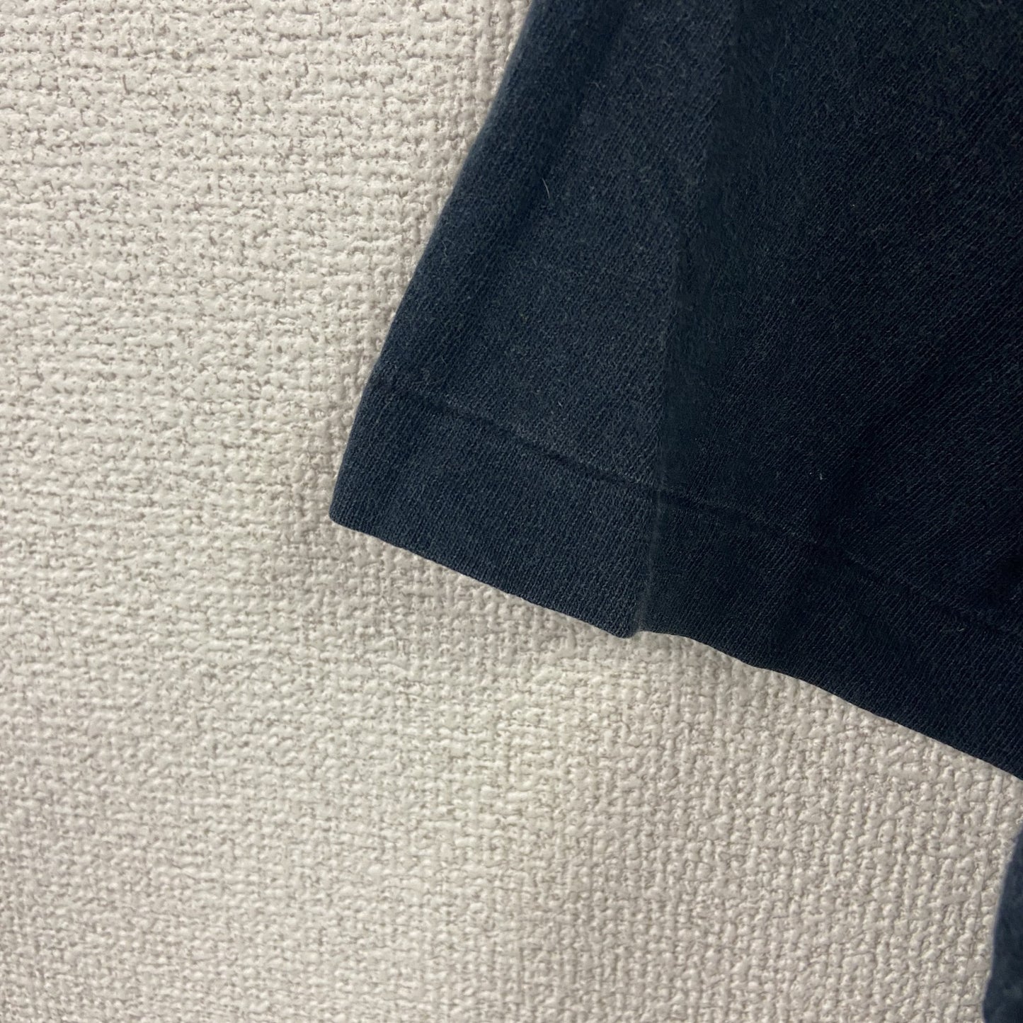 Hanes　ヘインズ　半袖プリントTシャツ　シングルステッチ　黒　ブラック　Lサイズ
