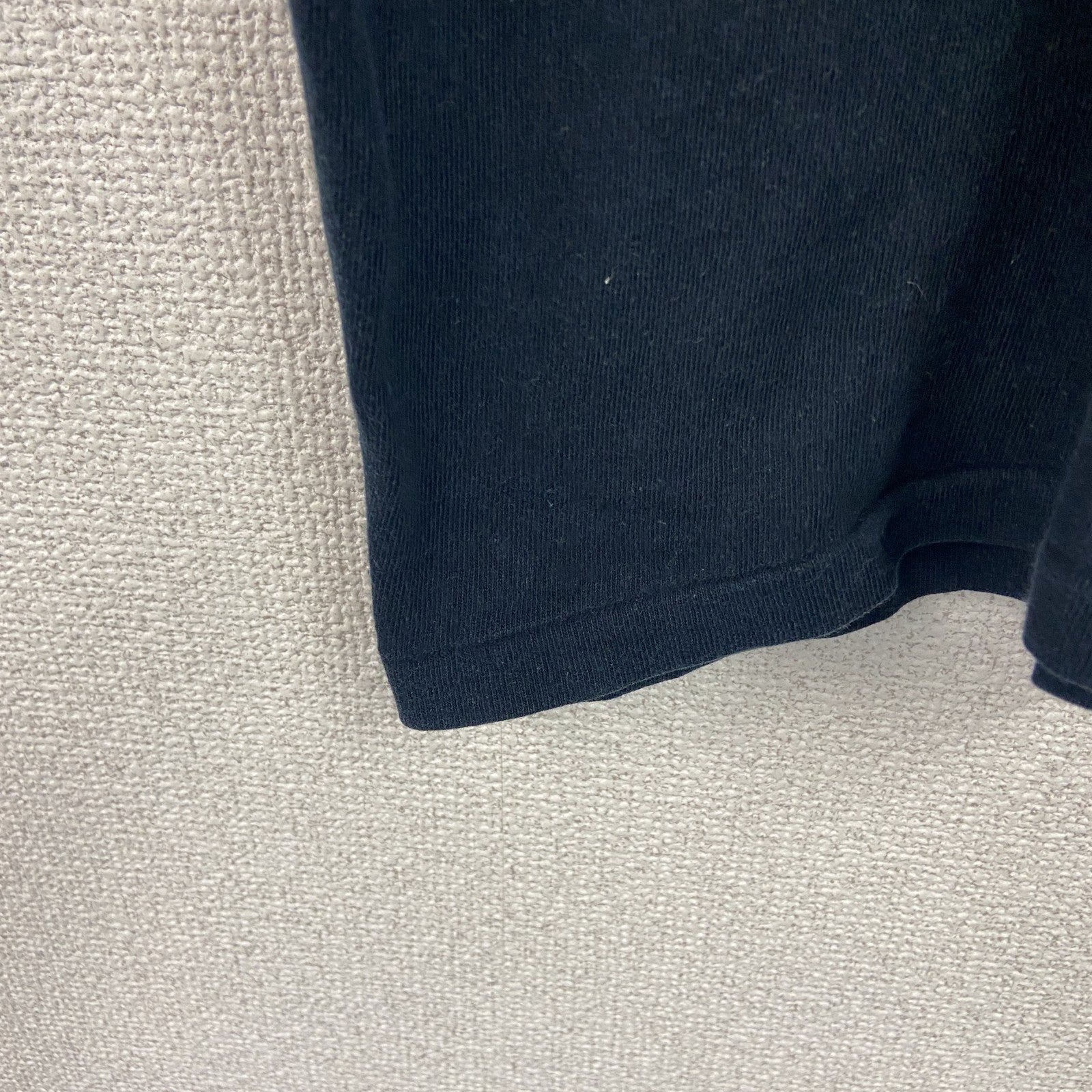 Hanes　ヘインズ　半袖プリントTシャツ　シングルステッチ　黒　ブラック　Lサイズ