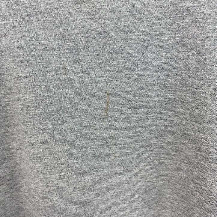 古着 used　半袖プリントTシャツ　チャンピオン　カレッジ　灰色　ライトグレー　レトロデザイン　クルーネック　XLサイズ