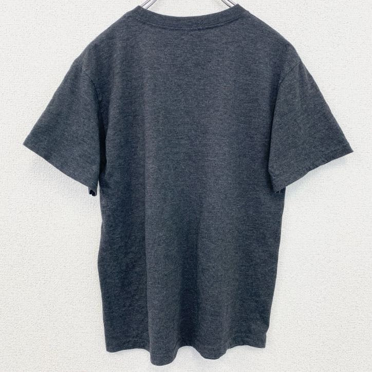 古着 used　NARUTO　うずまきナルト疾風伝　メキシコ製　半袖アニメキャラクタープリントTシャツ　グレー　Lサイズ