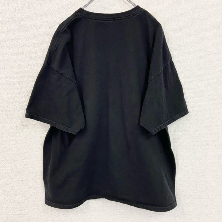 古着 used　チーチ＆ジョン　半袖プリントTシャツ　映画　音楽　コメディアン　黒　ブラック　コットン100％　2XLサイズ