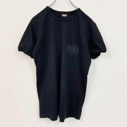 古着 used　半袖プリントTシャツ　DESPERADOS　黒　ブラック　クルーネック　レトロデザイン　Lサイズ