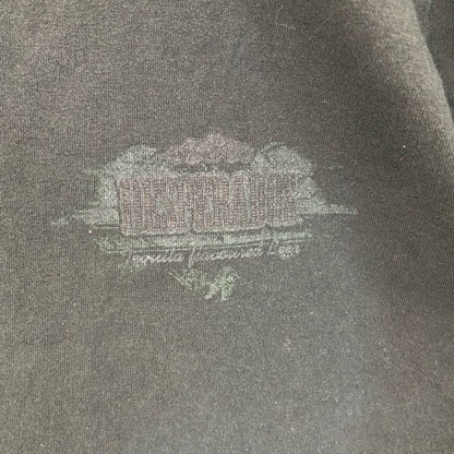 古着 used　半袖プリントTシャツ　DESPERADOS　黒　ブラック　クルーネック　レトロデザイン　Lサイズ