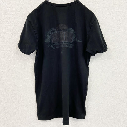 古着 used　半袖プリントTシャツ　DESPERADOS　黒　ブラック　クルーネック　レトロデザイン　Lサイズ