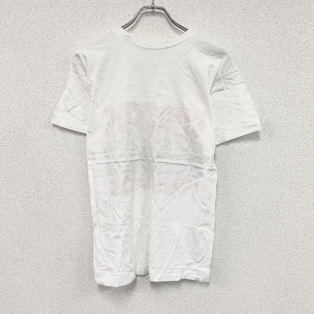 ～90s　半袖プリントTシャツ　シングルステッチ　サーファーズパラダイス　ヴィンテージ　白　ホワイト　