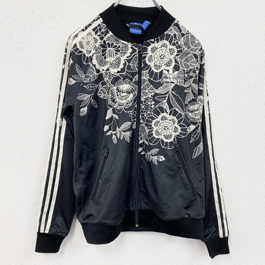 adidas　アディダス　FLORIDO SST　トラックジャケット/ジャージ　花柄　黒　ブラック　XOTサイズ