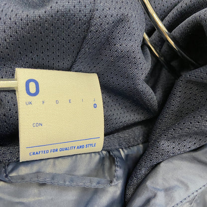 Reebok　リーボック　ウインドブレーカー　フルジップジャケット　デカロゴ　紺　ネイビー　Oサイズ