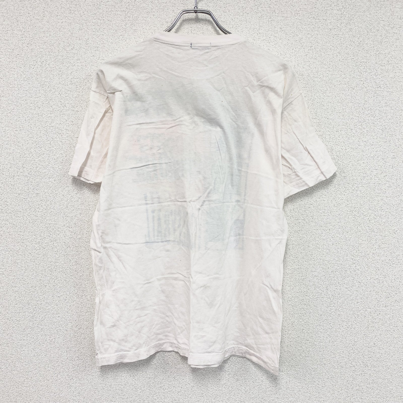 kasei　半袖プリントTシャツ　バレーボール　スポーツ　ビッグシルエット　白　ホワイト