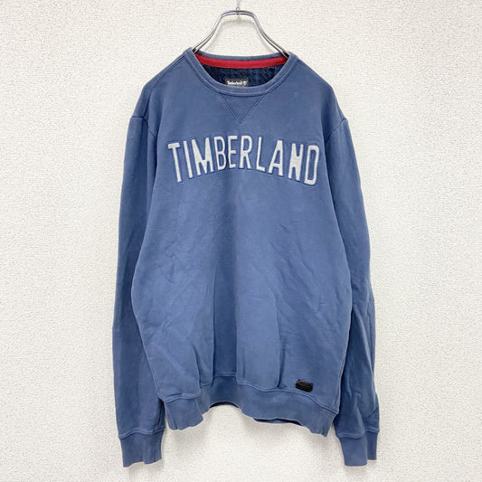 Timberland　ティンバーランド　スウェット/トレーナー　前V　青　ブルー　Mサイズ
