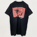 古着 used　僕のヒーローアカデミア　半袖オリジナルアニメプリントTシャツ　クルーネック　トガヒミコ　黒　ブラック　Mサイズ