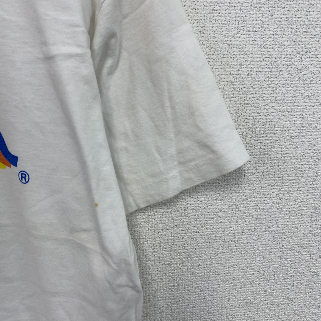～90s　crazy shirt　クレイジーシャツ　半袖プリントスーベニアTシャツ　シングルステッチ　白　ホワイト　Mサイズ