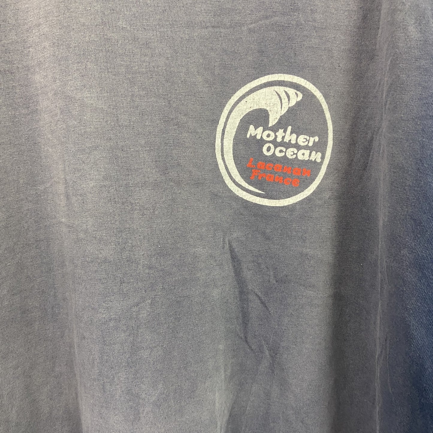 Arvor Maree　半袖プリントTシャツ　紺　ネイビー