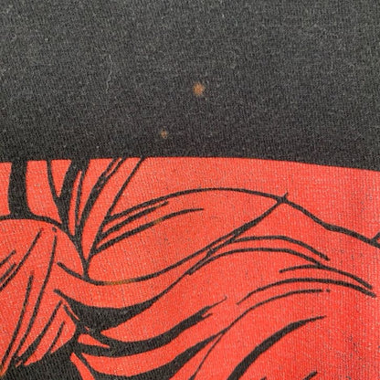古着 used　僕のヒーローアカデミア　半袖オリジナルアニメプリントTシャツ　クルーネック　トガヒミコ　黒　ブラック　Mサイズ