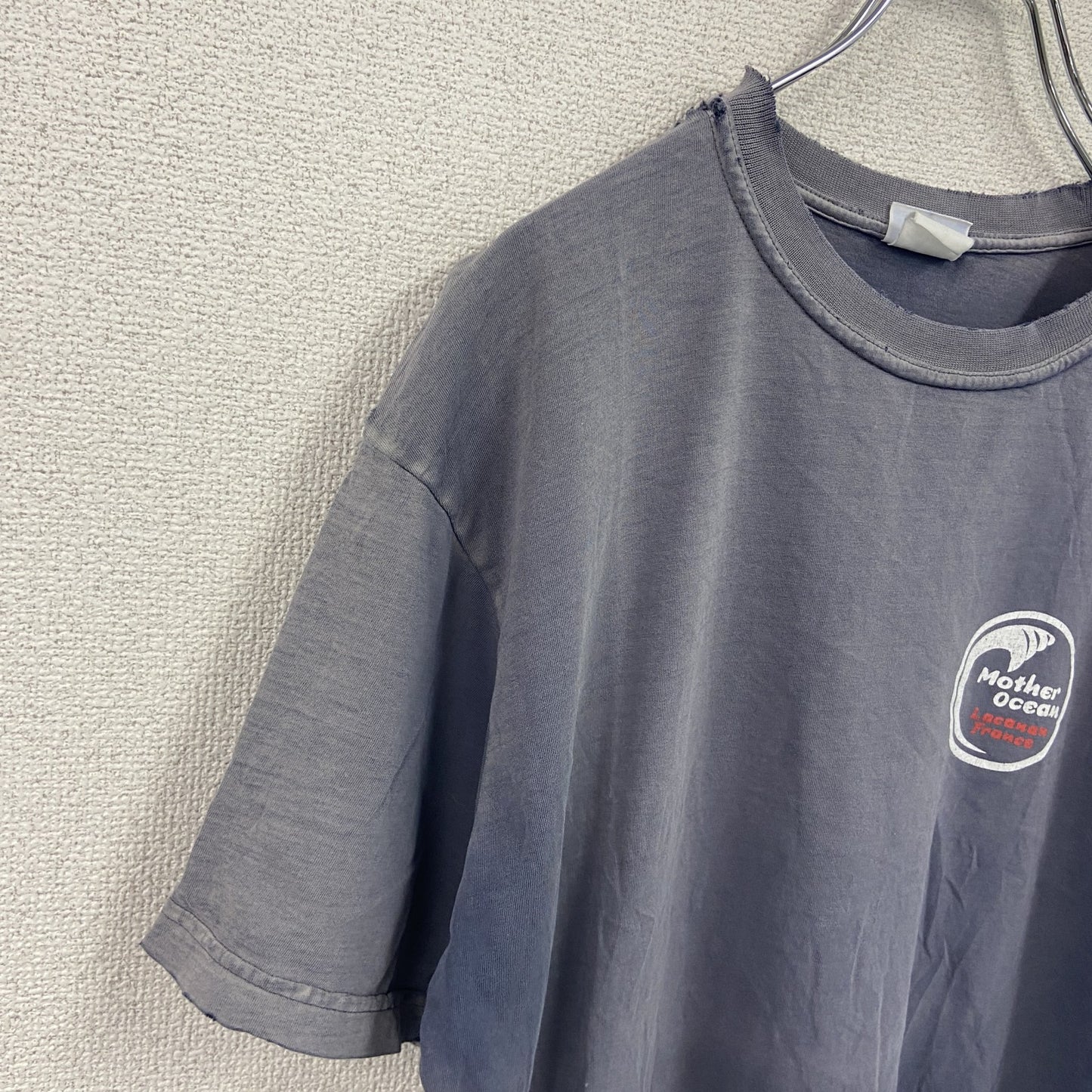 Arvor Maree　半袖プリントTシャツ　紺　ネイビー