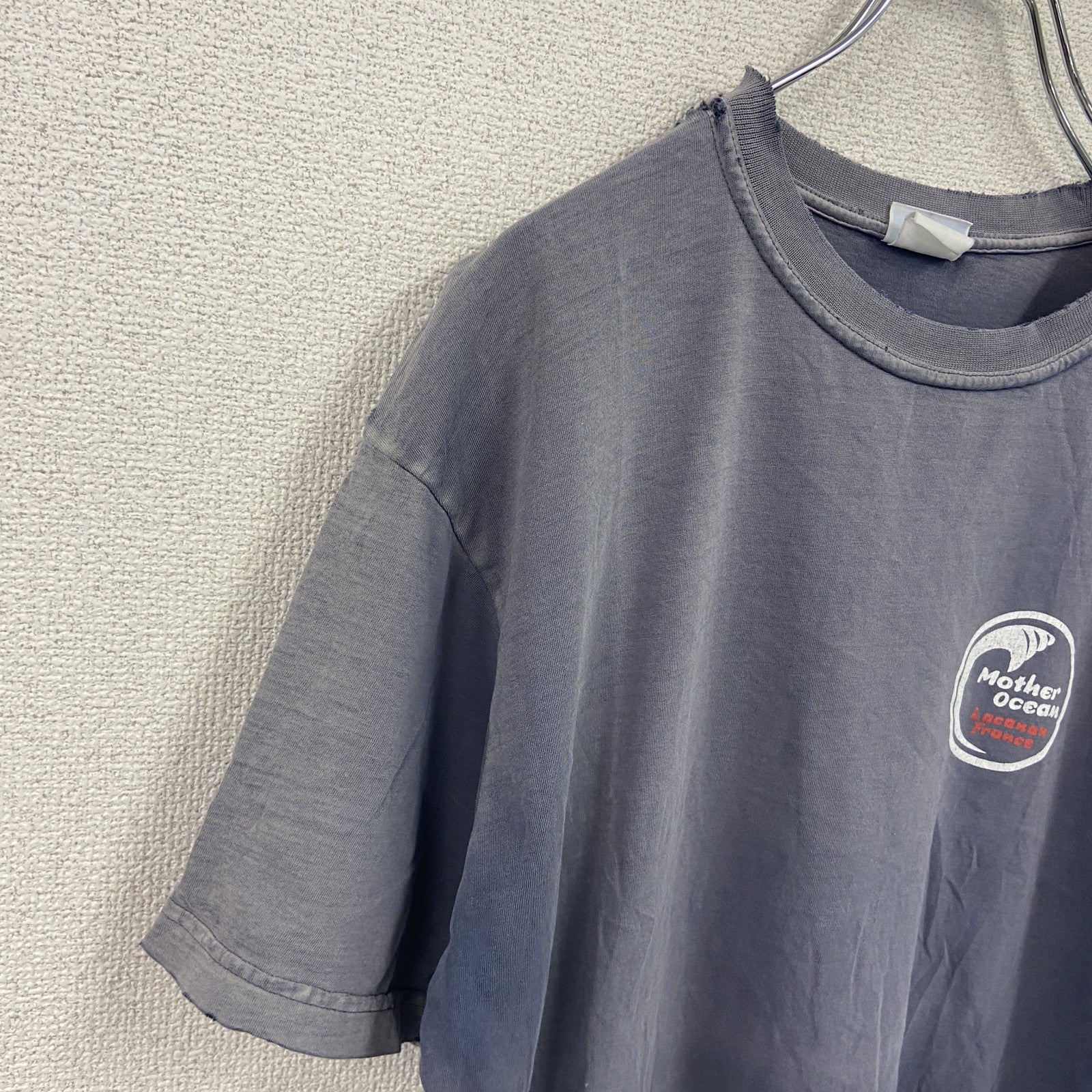 Arvor Maree　半袖プリントTシャツ　紺　ネイビー