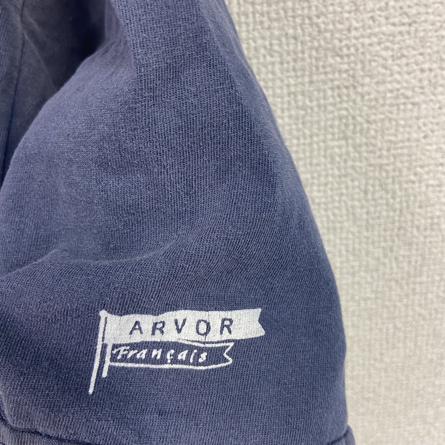 Arvor Maree　半袖プリントTシャツ　紺　ネイビー