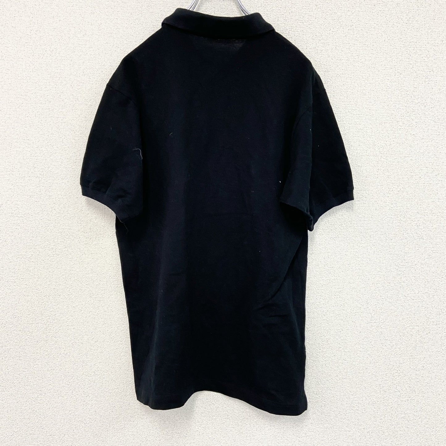 renoma PARIS　レノマパリ　SPORT CLUB　半袖ポロシャツ　刺繡ロゴ　黒　ブラック　50サイズ