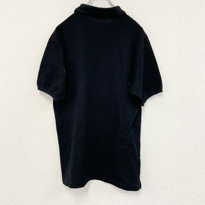 renoma PARIS　レノマパリ　SPORT CLUB　半袖ポロシャツ　刺繡ロゴ　黒　ブラック　50サイズ