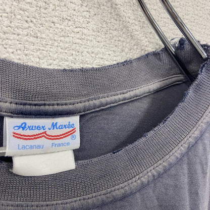 Arvor Maree　半袖プリントTシャツ　紺　ネイビー