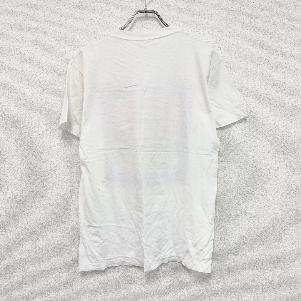 ～90s　Caribbean Dream　半袖プリントスーベニアTシャツ　シングルステッチ　ヴィンテージ　白　ホワイト　Lサイズ