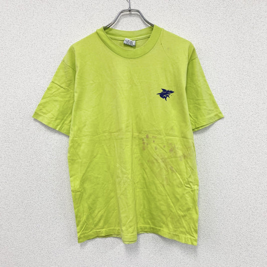 ～90s　MAUI&Sons　半袖プリントTシャツ　シングルステッチ　サメ　ヴィンテージ　緑　ライトグリーン　Lサイズ