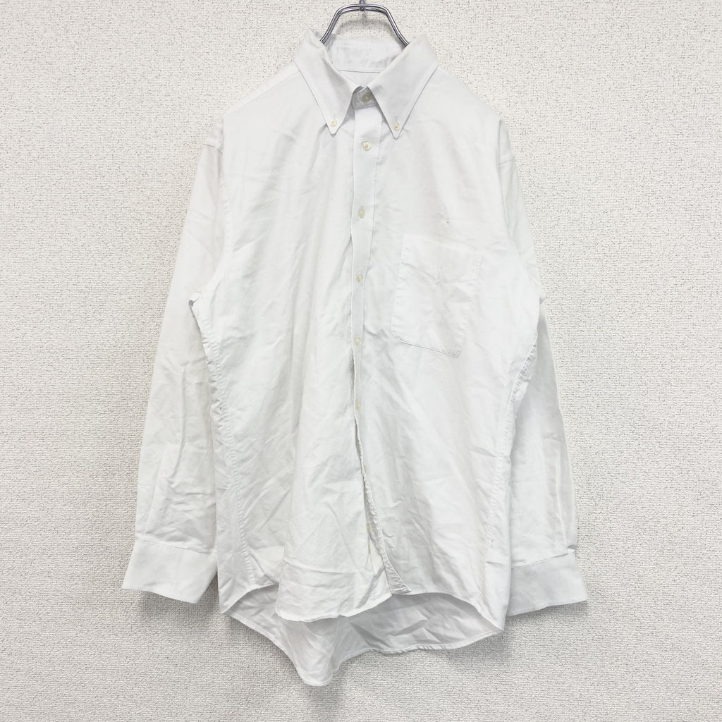 CHAPS　チャップス　長袖ボタンダウンシャツ　白　ホワイト　42-84サイズ