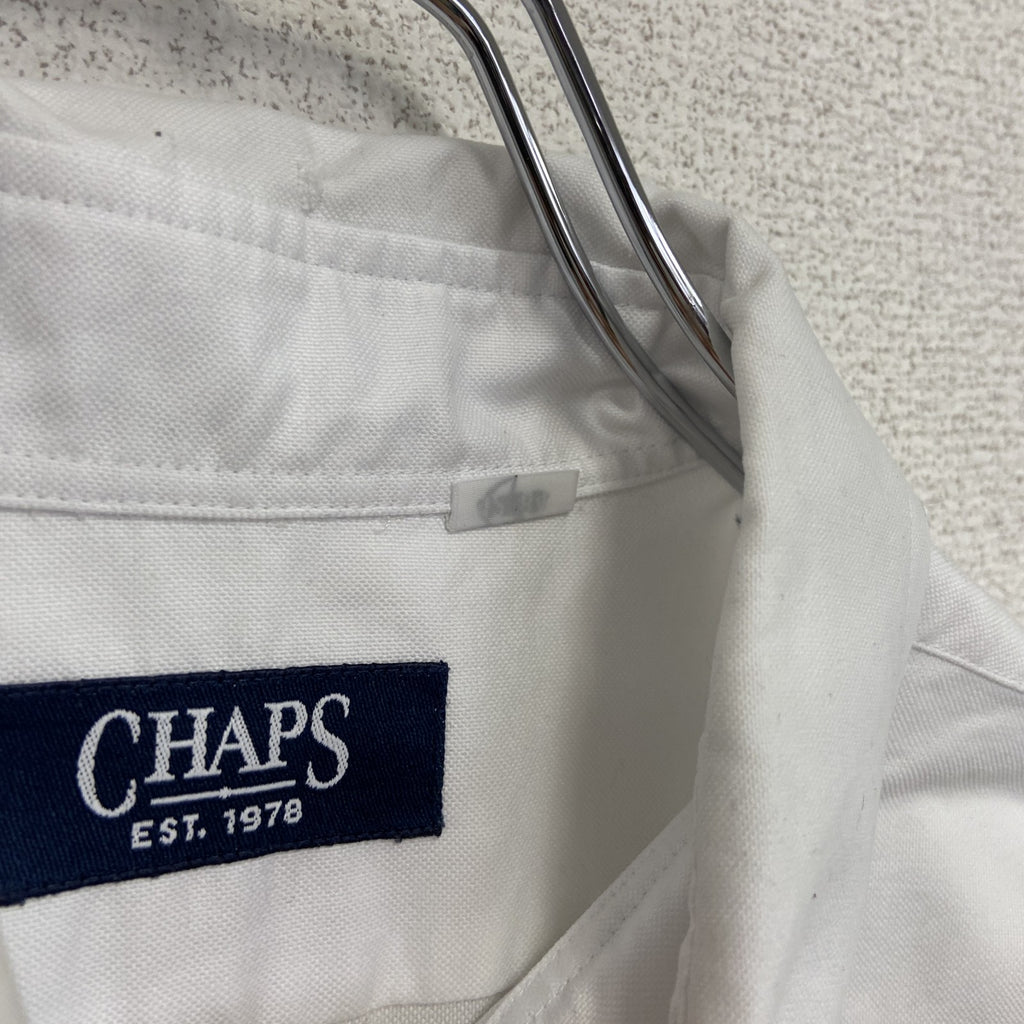 CHAPS　チャップス　長袖ボタンダウンシャツ　白　ホワイト　42-84サイズ