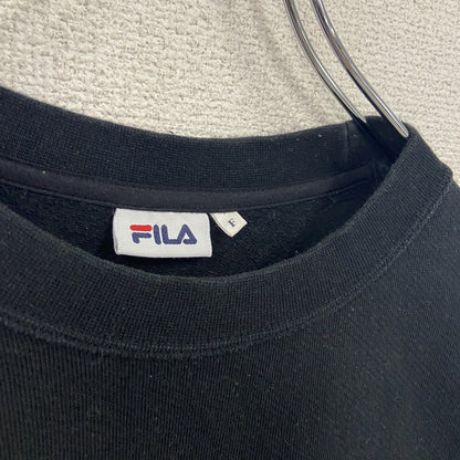 FILA　フィラ　スウェット/トレーナー　バイカラー　白　ホワイト　黒　ブラック　Fサイズ