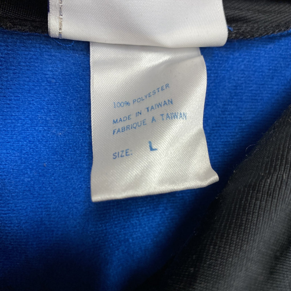 ～90s　Reebok　リーボック　ハーフジップトラックジャケット/ジャージパーカー　ヴィンテージ　青　ブルー　Lサイズ