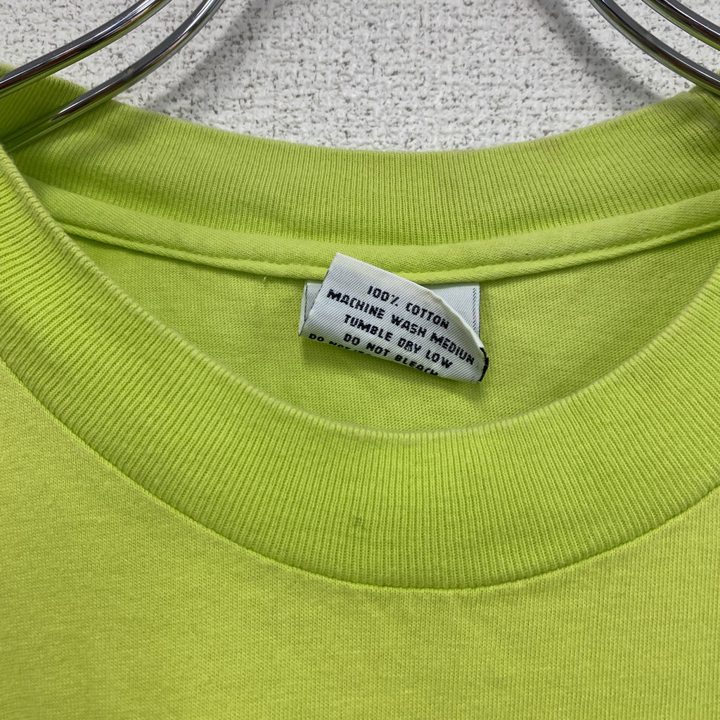 ～90s　MAUI&Sons　半袖プリントTシャツ　シングルステッチ　サメ　ヴィンテージ　緑　ライトグリーン　Lサイズ