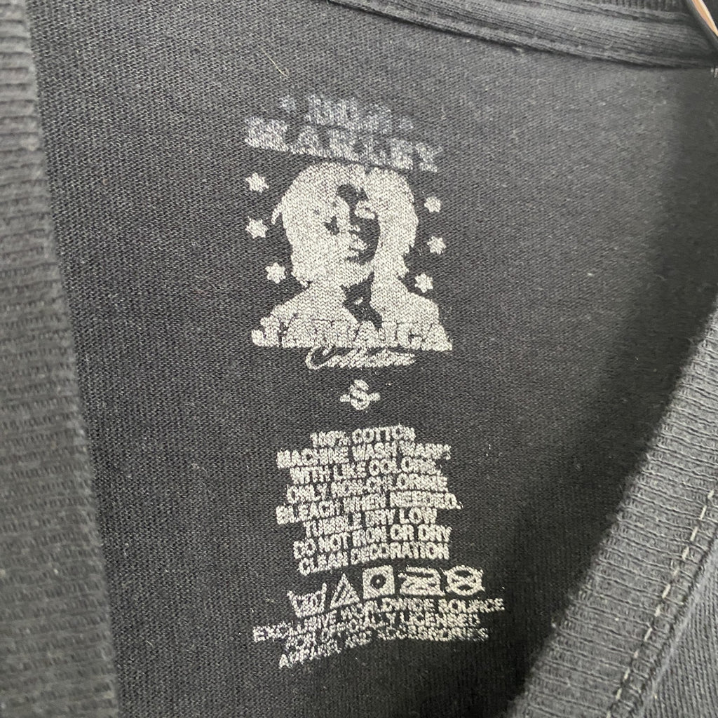 古着 used　BOB MARLEY　ボブマーリー　半袖プリントTシャツ　レゲエ　音楽　ライオン　黒　ヴィンテージ　Sサイズ