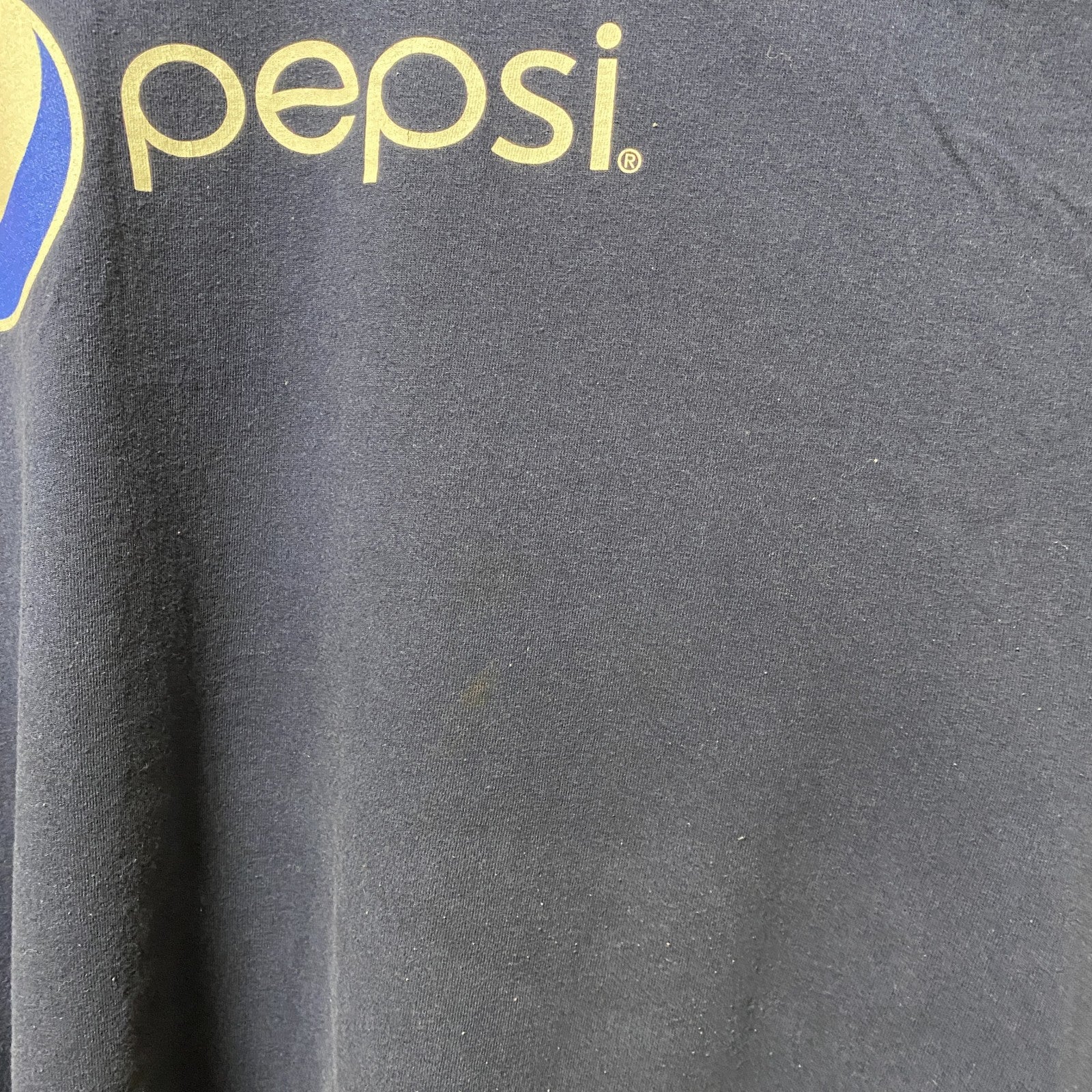 古着 used　GILDAN　ギルダン　半袖プリントTシャツ　pepsi　ペプシコーラ　ネイビー　ビッグシルエット　2XLサイズ