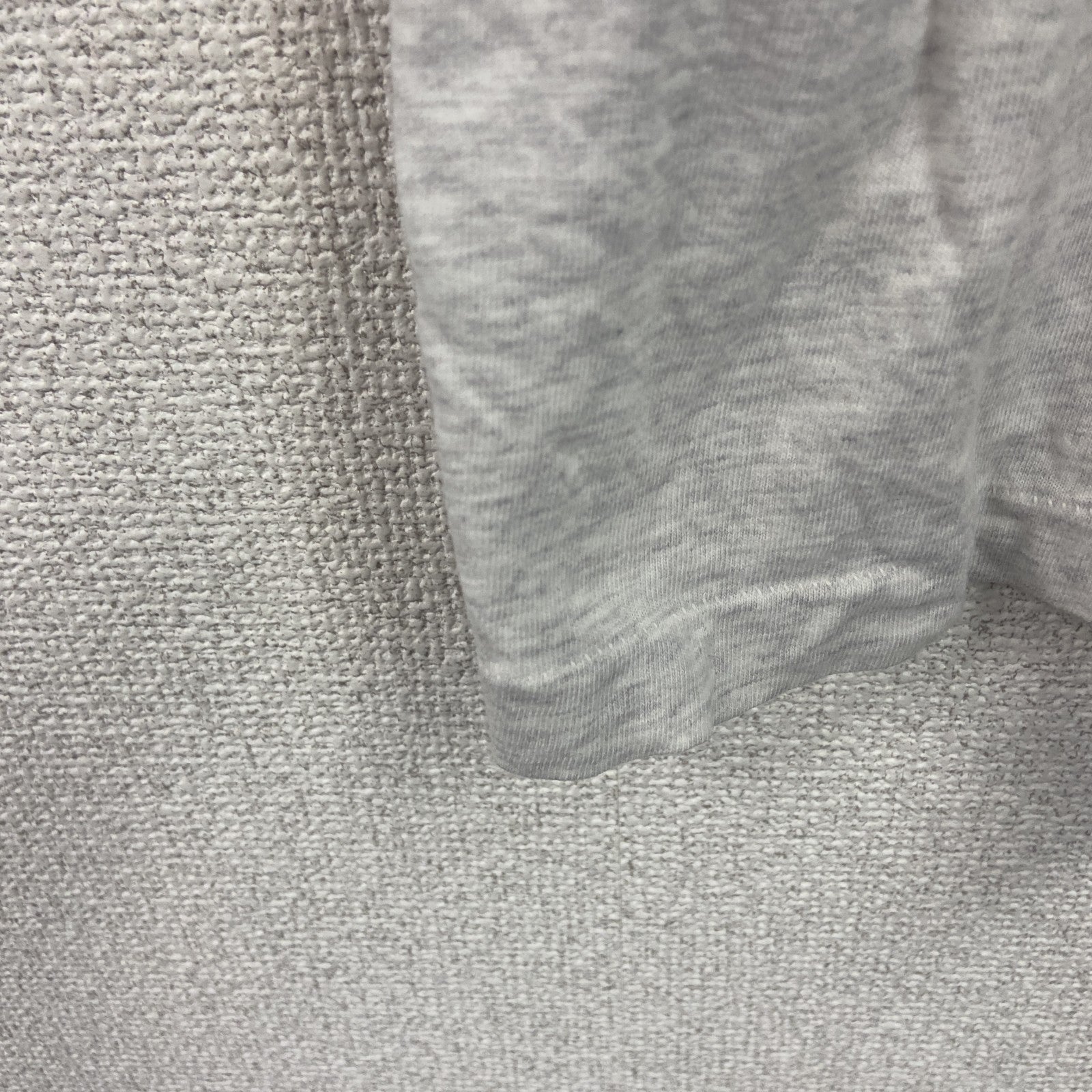 SergioTacchini　半袖プリントTシャツ　シングルステッチ　霜降りグレー　Lサイズ