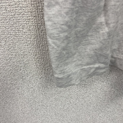 SergioTacchini　半袖プリントTシャツ　シングルステッチ　霜降りグレー　Lサイズ