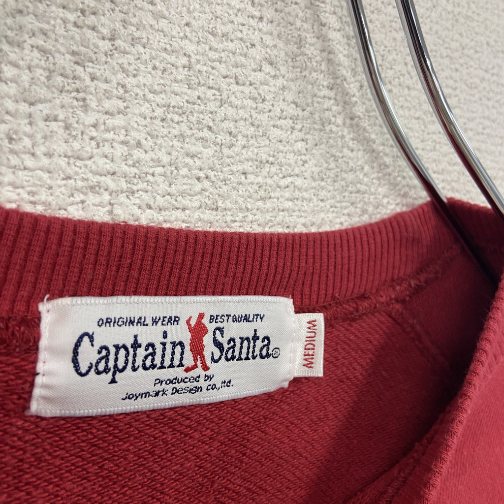 Captain Santa　キャプテン サンタ　スウェット/トレーナー　赤　レッド　Mサイズ