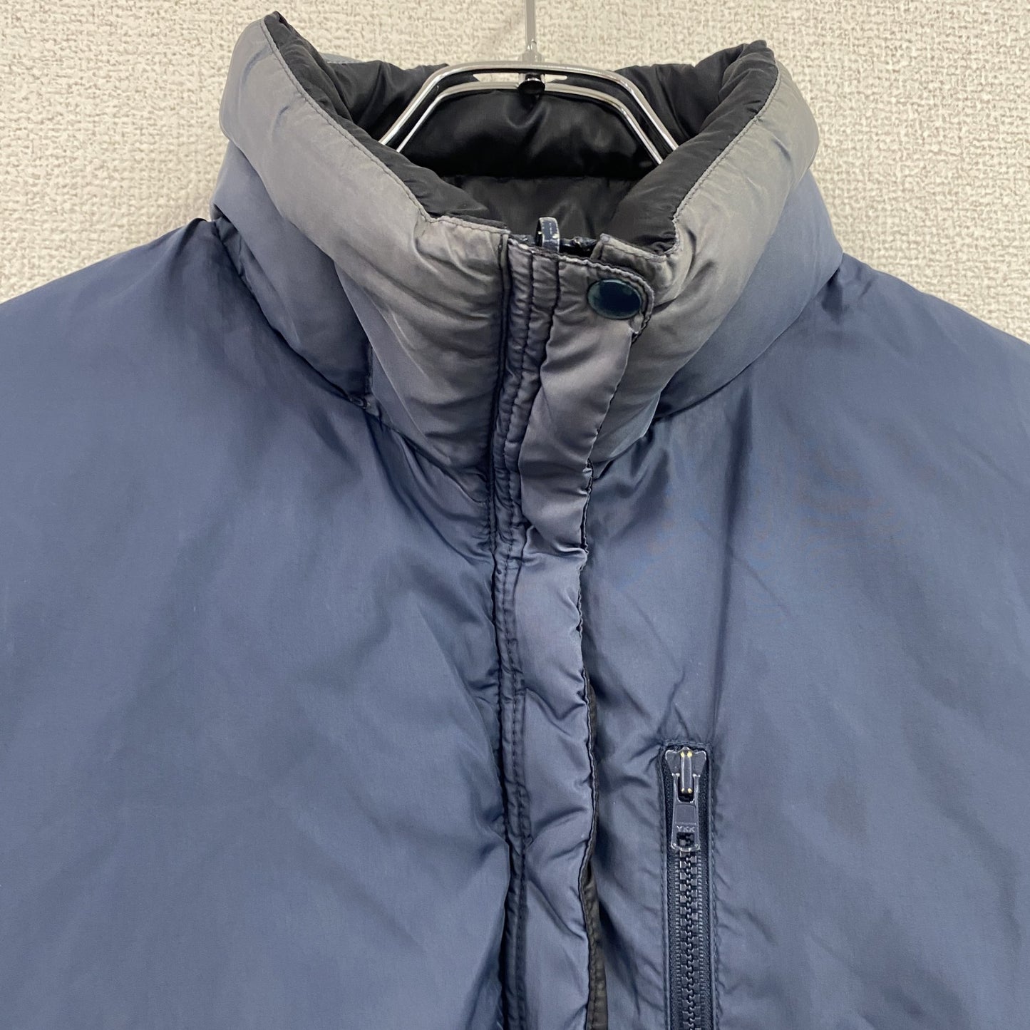 Mont-bell　モンベル　リバーシブルダウンジャケット　ダウン90％　紺　ネイビー　黒　ブラック　Mサイズ