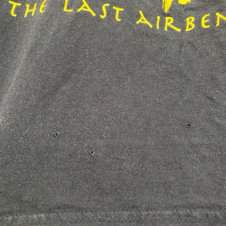 古着 used　アバター 伝説の少年アン　AVATAR　半袖アニメプリントTシャツ　レトロ　クルーネック　黒　ブラック　Mサイズ