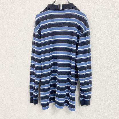 adidas　アディダス　ラガーシャツ　ボーダー柄　マルチカラー　XGサイズ